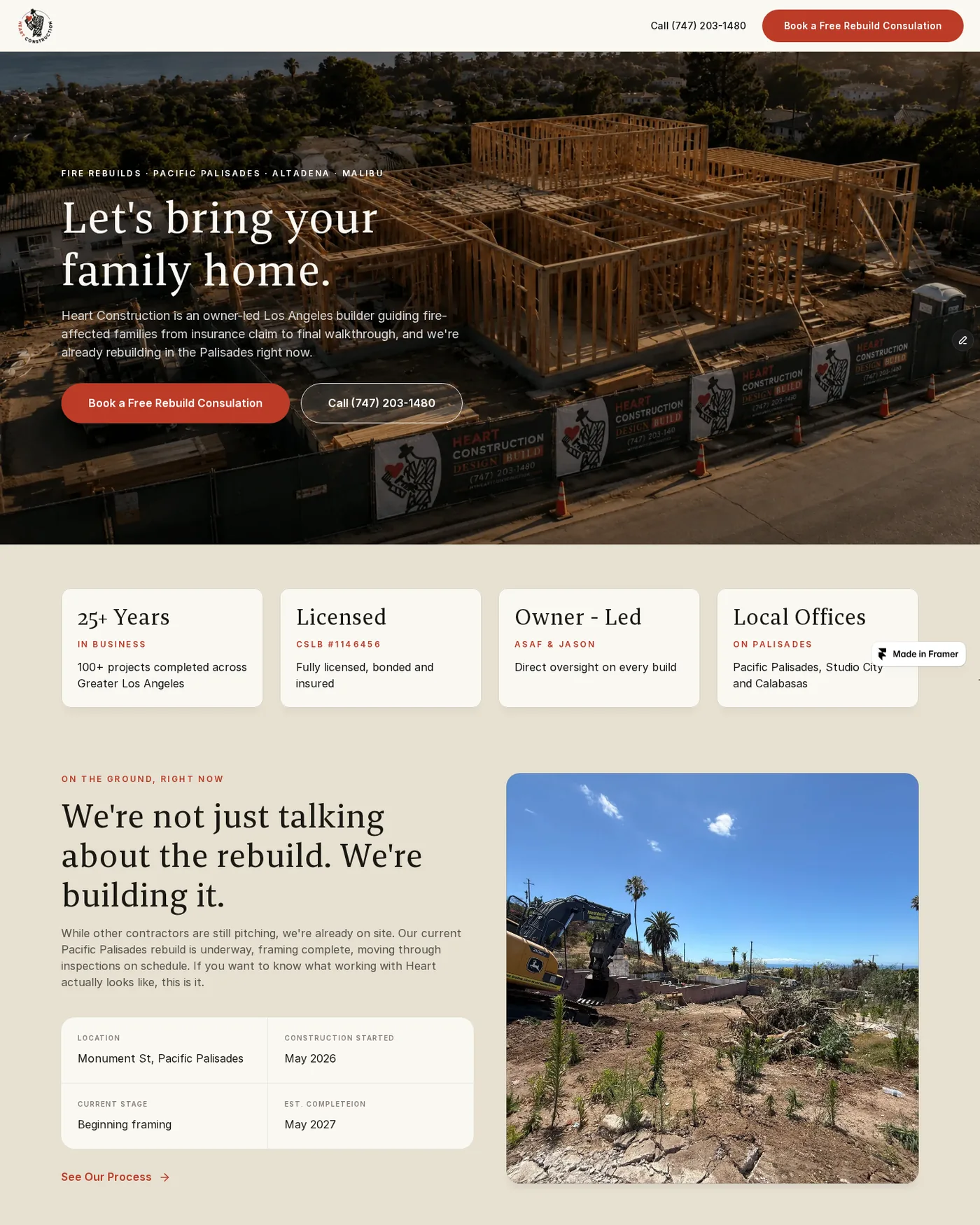 Rebuild Program website